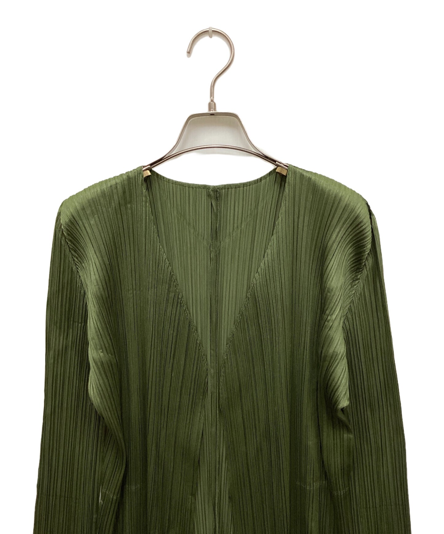 [Pre-owned] PLEATS PLEASE Topper Pleated Long Cardigan PP55-EN906