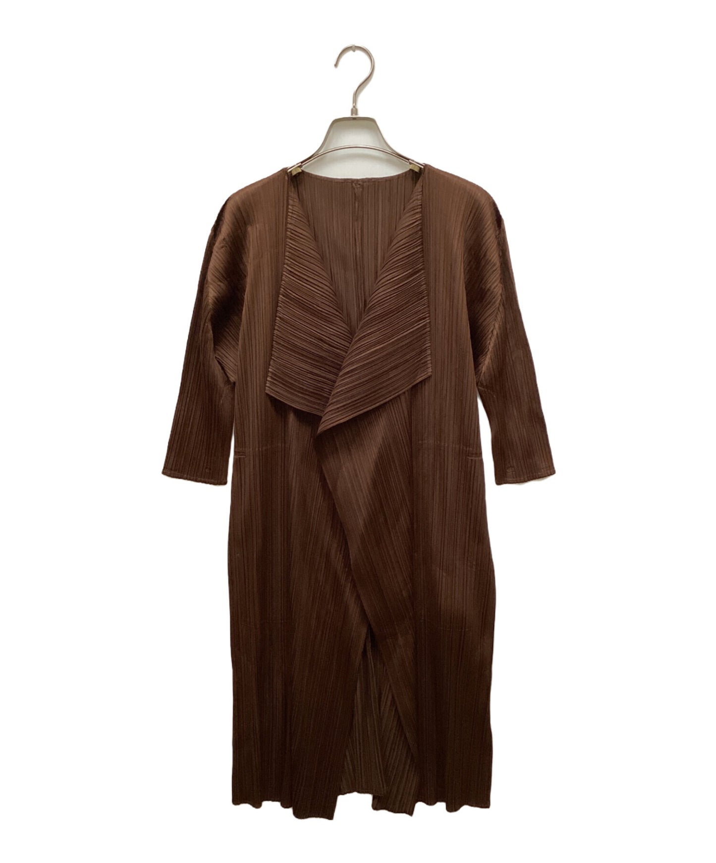 [Pre-owned] PLEATS PLEASE Belted pleated cardigan PP03-JA162