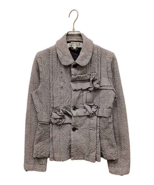 [Pre-owned] COMME des GARCONS COMME des GARCONS AD2011 Wool polychrome staggered round-collared jacket RH-J016