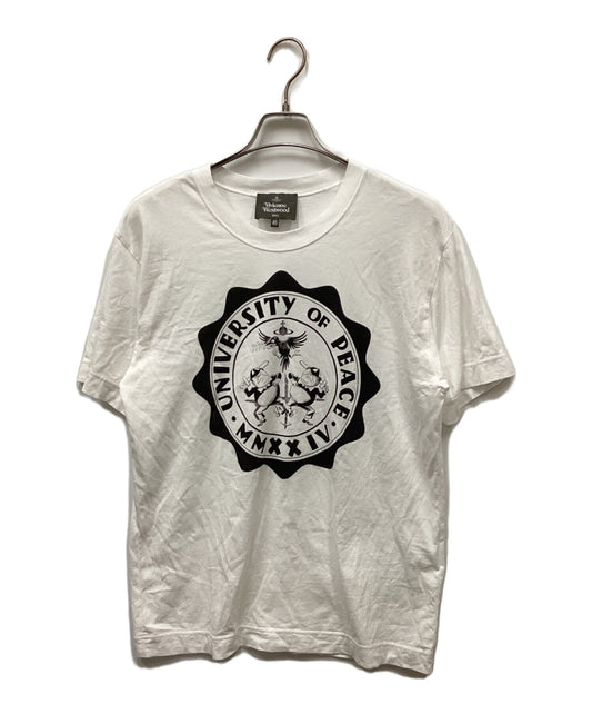 [Pre-owned] Vivienne Westwood man "UNIVERSITY OF PEACE" Relax T-shirt VW-LP-83819
