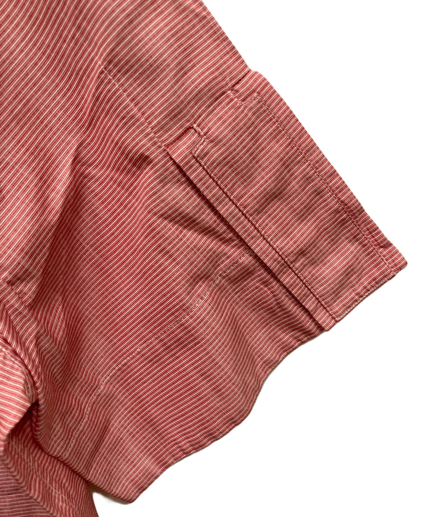 [Pre-owned] HERMES Strap Sleeve Striped Shirt
