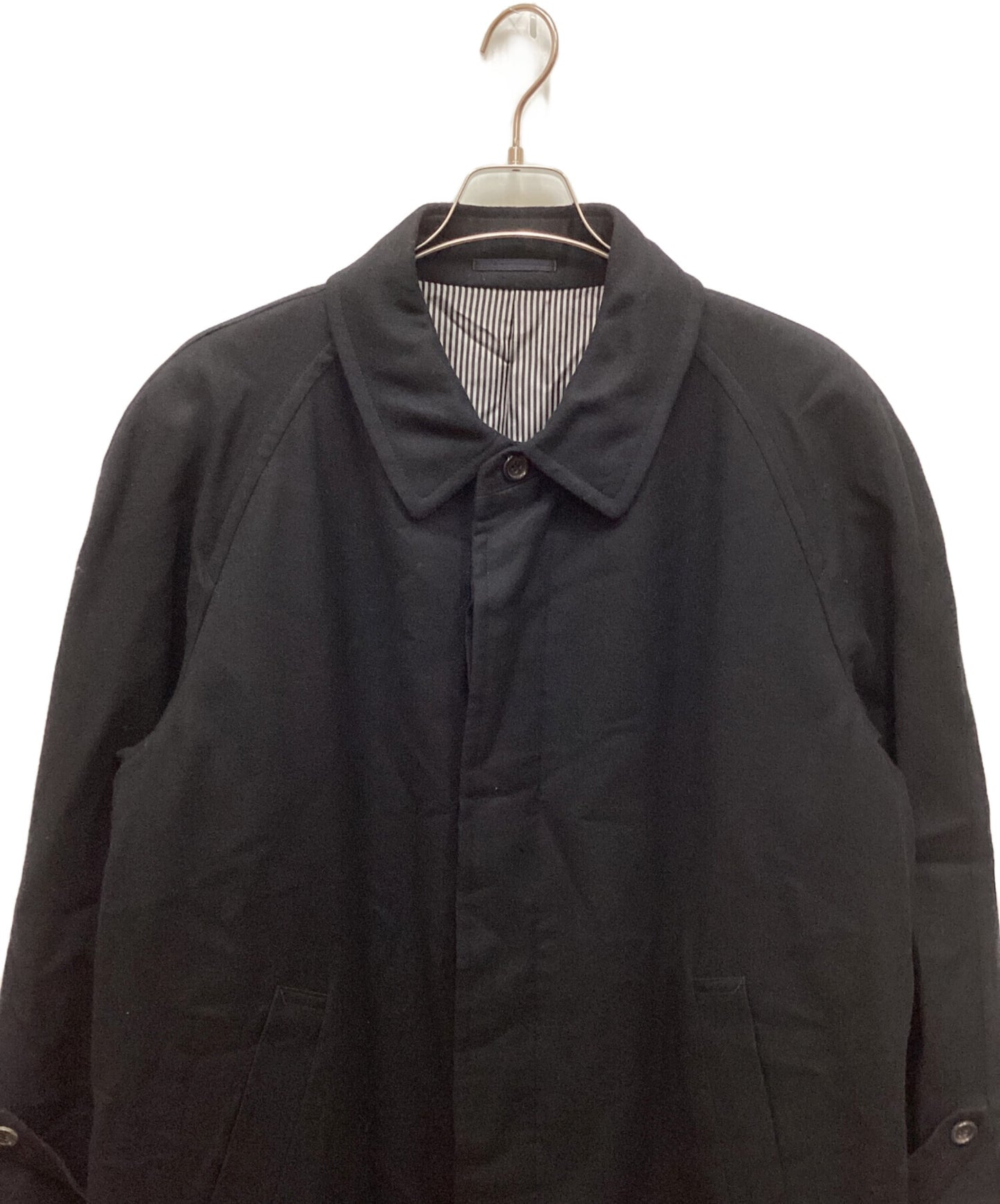 [Pre-owned] COMME des GARCONS HOMME 88AW Kawakubo Period Woolen Stencil Collar Coat HC-050140