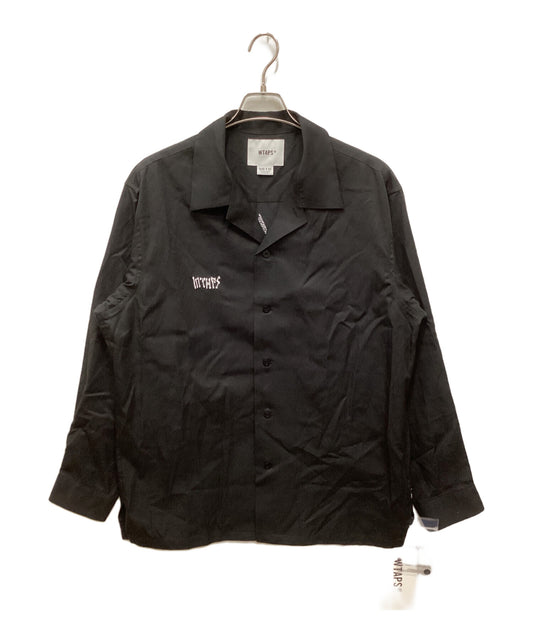[Pre-owned] WTAPS EW / LS / CTLY. TWILL / Lyocell blend open collar shirt 252TQDT-SHM06