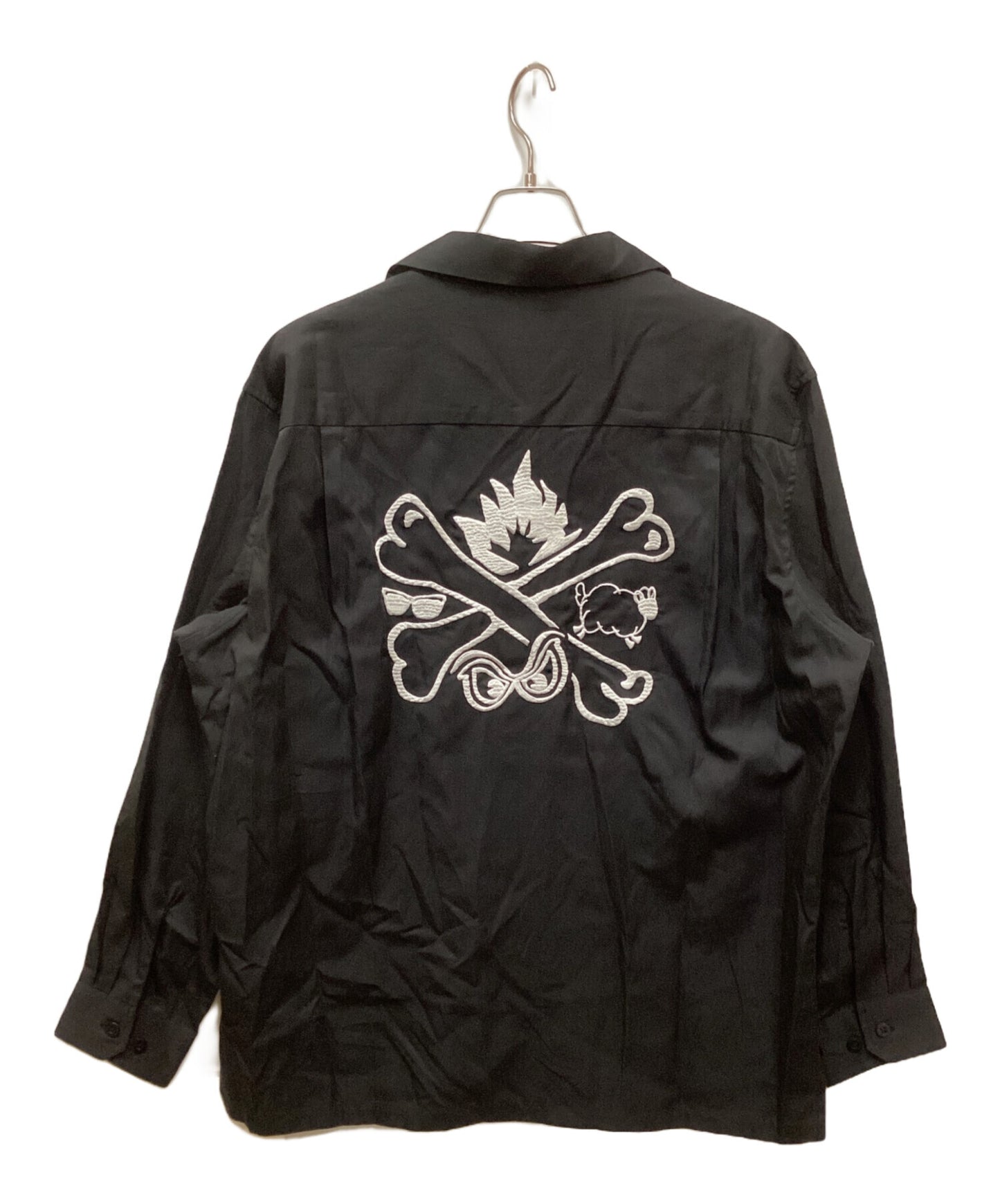 [Pre-owned] WTAPS EW / LS / CTLY. TWILL / Lyocell blend open collar shirt 252TQDT-SHM06