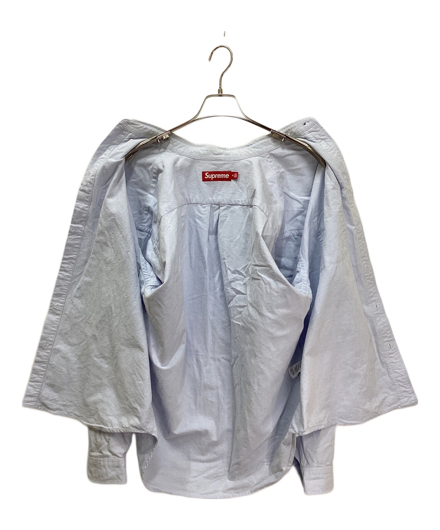 [Pre-owned] SUPREME LOOSE FIT FLANNEL OXFORD SHIRT