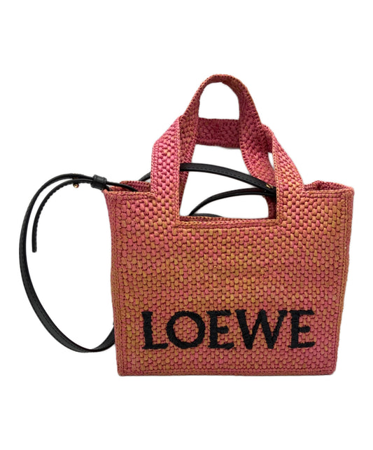 [Pre-owned] LOEWE Font Raffia 2-Way Bag (Mini) A685B59X01