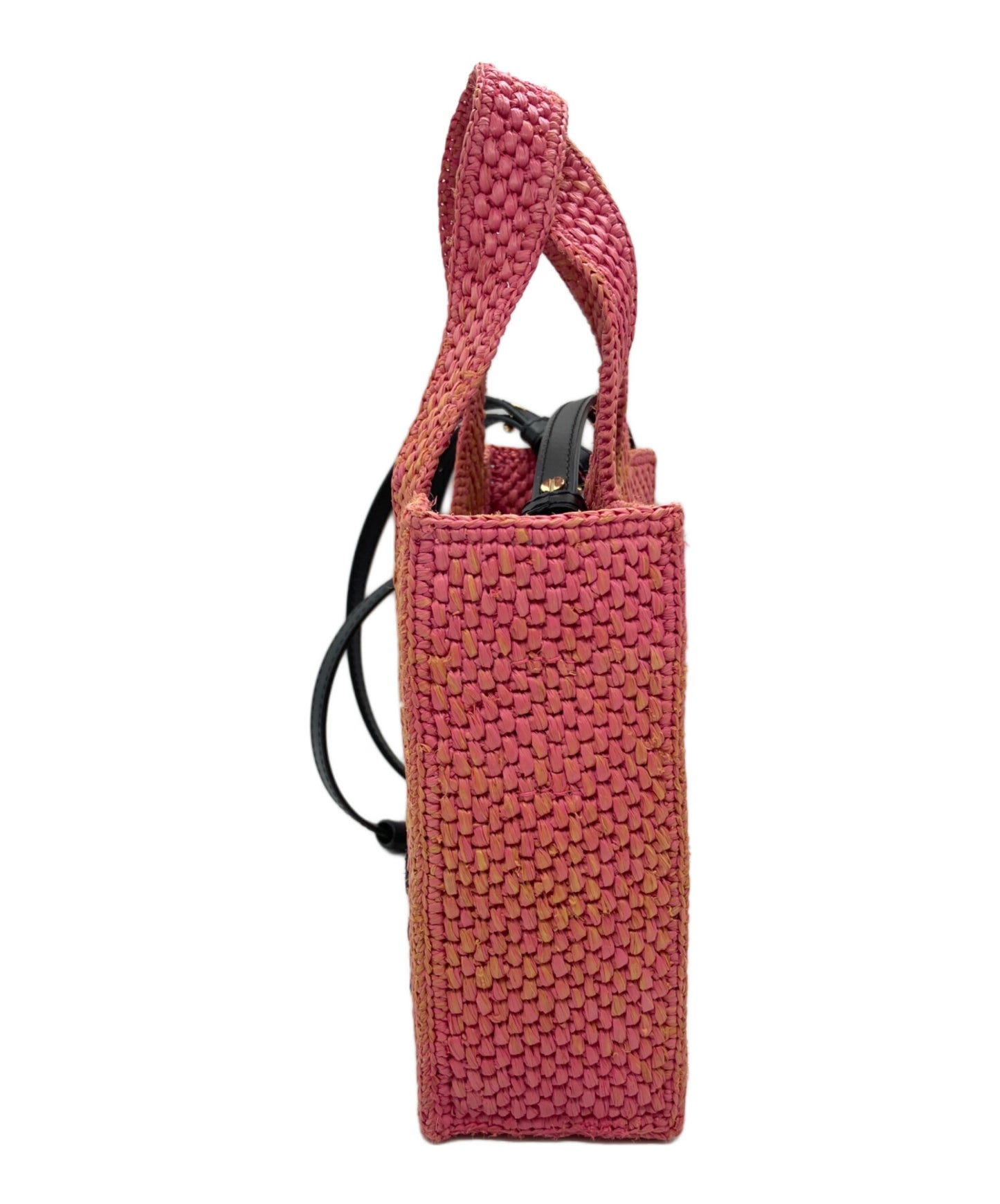 [Pre-owned] LOEWE Font Raffia 2-Way Bag (Mini) A685B59X01