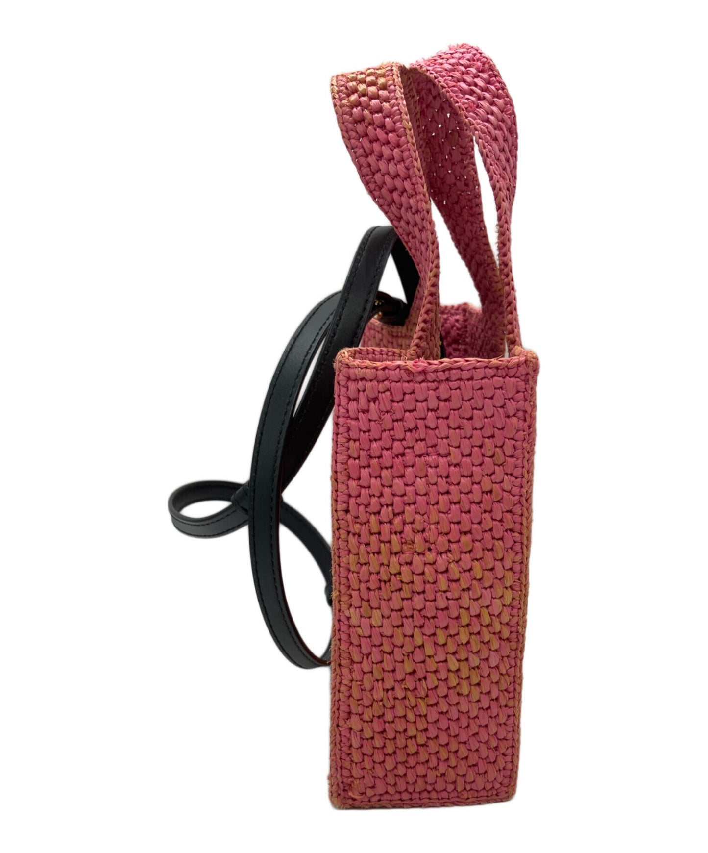 [Pre-owned] LOEWE Font Raffia 2-Way Bag (Mini) A685B59X01