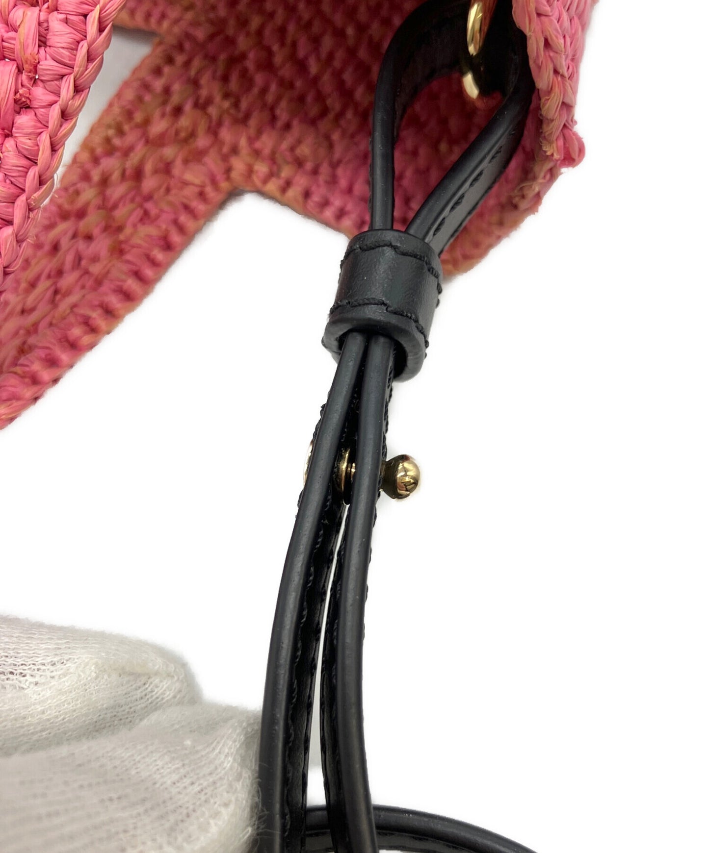 [Pre-owned] LOEWE Font Raffia 2-Way Bag (Mini) A685B59X01