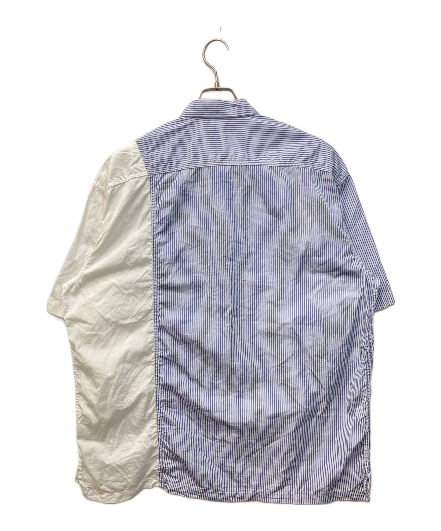 [Pre-owned] COMME des GARCONS HOMME Mix-Stripe Short-Sleeve Shirt HO-B018
