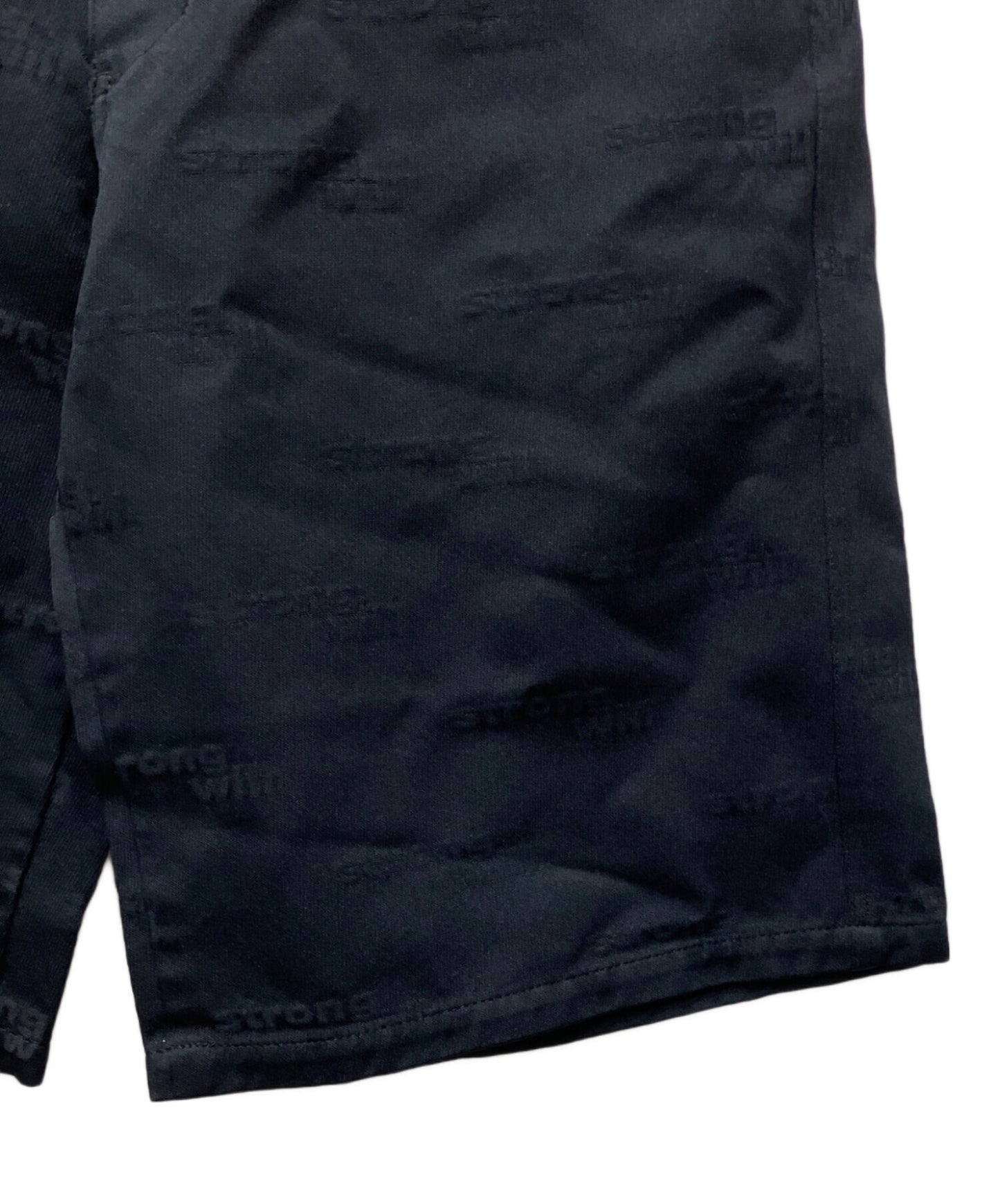 [Pre-owned] COMME des GARCONS SHIRT Poly Shrunken Strong Will All-Over Print Shorts FN-P504