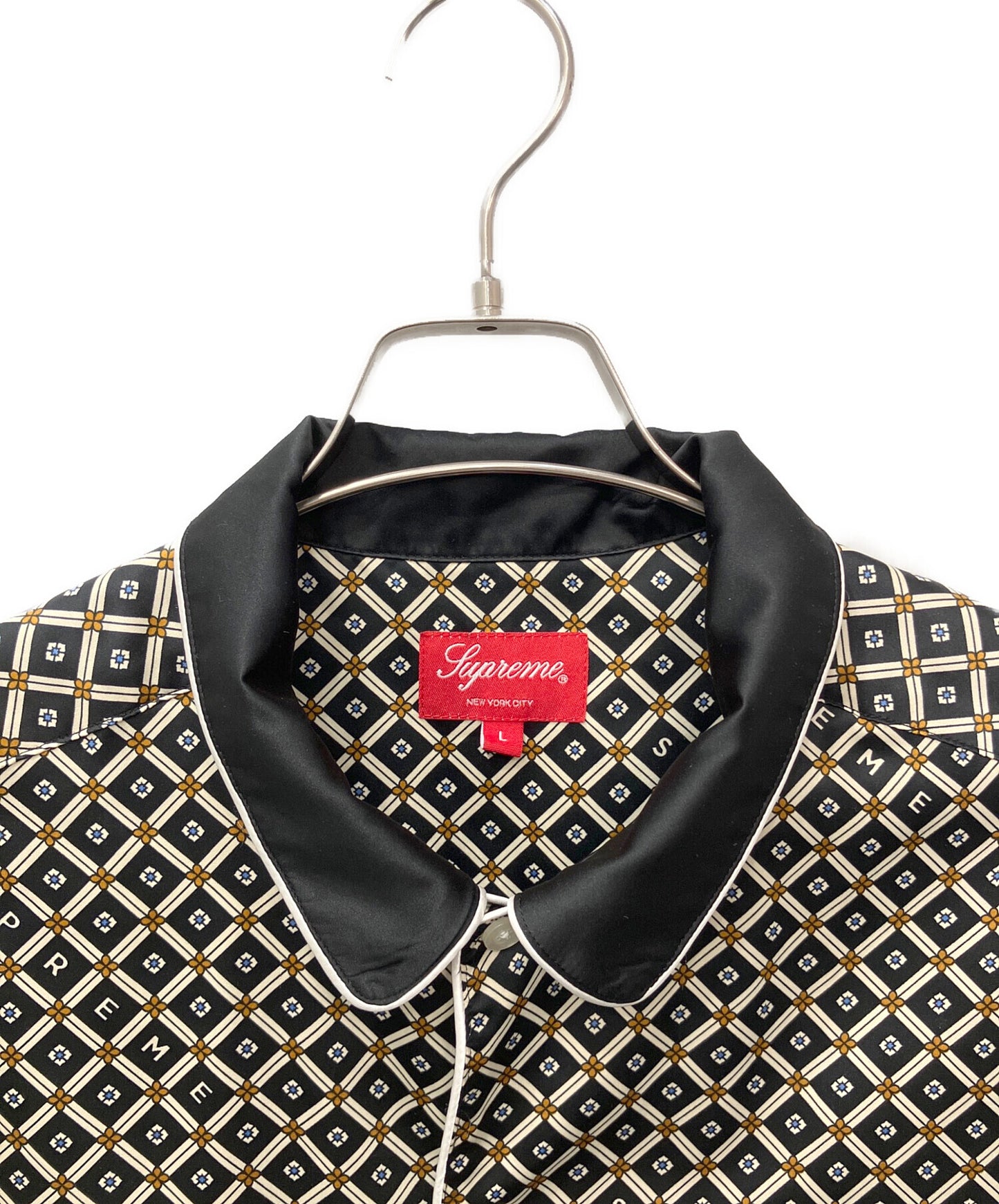 [Pre-owned] SUPREME Satin Pajama Shirt Set