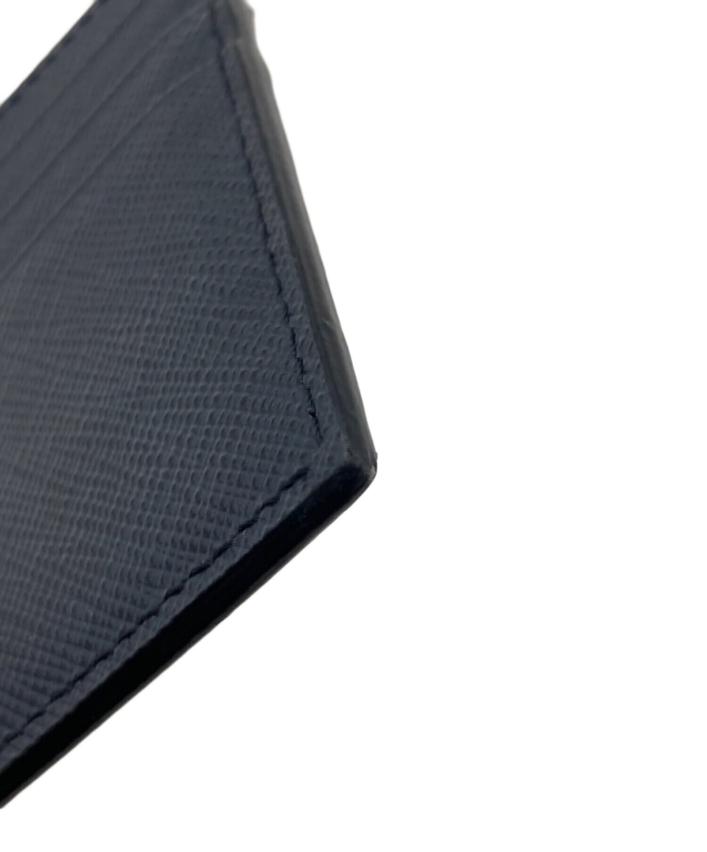 [Pre-owned] PRADA Saffiano Triangle Card Case / Card Case