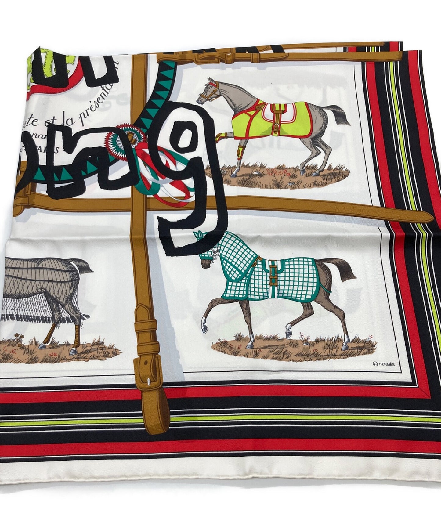 [Pre-owned] HERMES Calais 90 ZK-K003-051-1-1