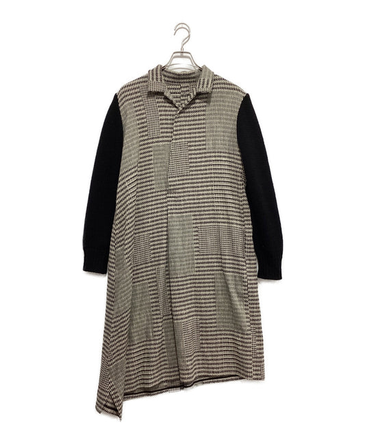 [Pre-owned] Y's Staggered plaid knit dress
