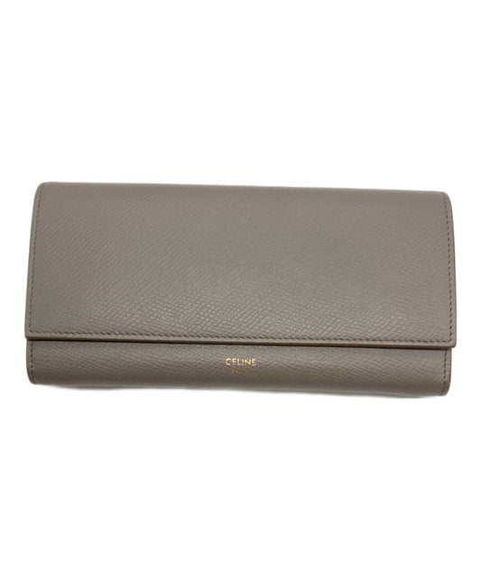 [Pre-owned] CELINE long wallet 10B563BEL.10BL