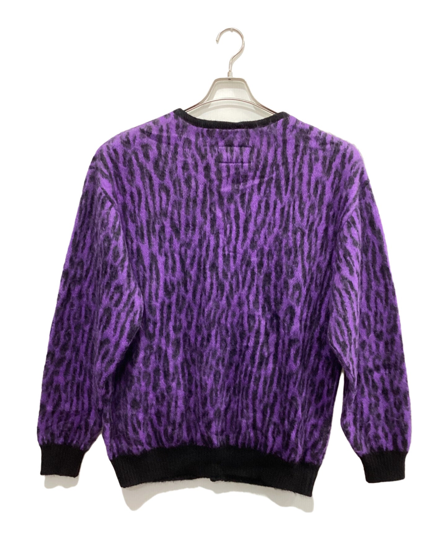 [Pre-owned] WACKO MARIA LEOPARD MOHAIR CARDIGAN(TYPE-2)/Leopard Mohair Cardigan