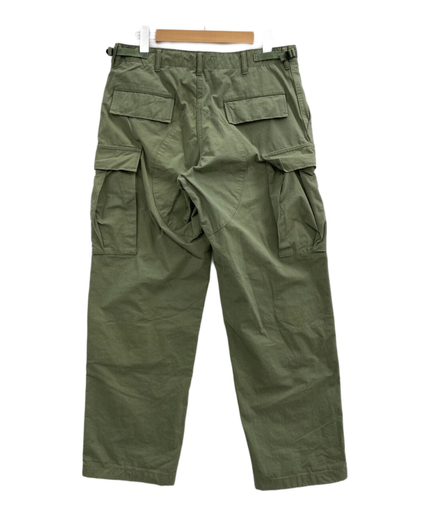 [Pre-owned] WTAPS WMILL-65 TROUSER (Back satin cargo trouser pants)  WVDT-PTM01