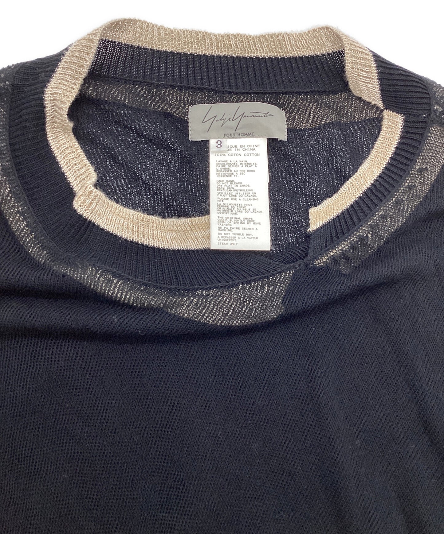 [Pre-owned] Yohji Yamamoto pour homme knit HX-K05-096