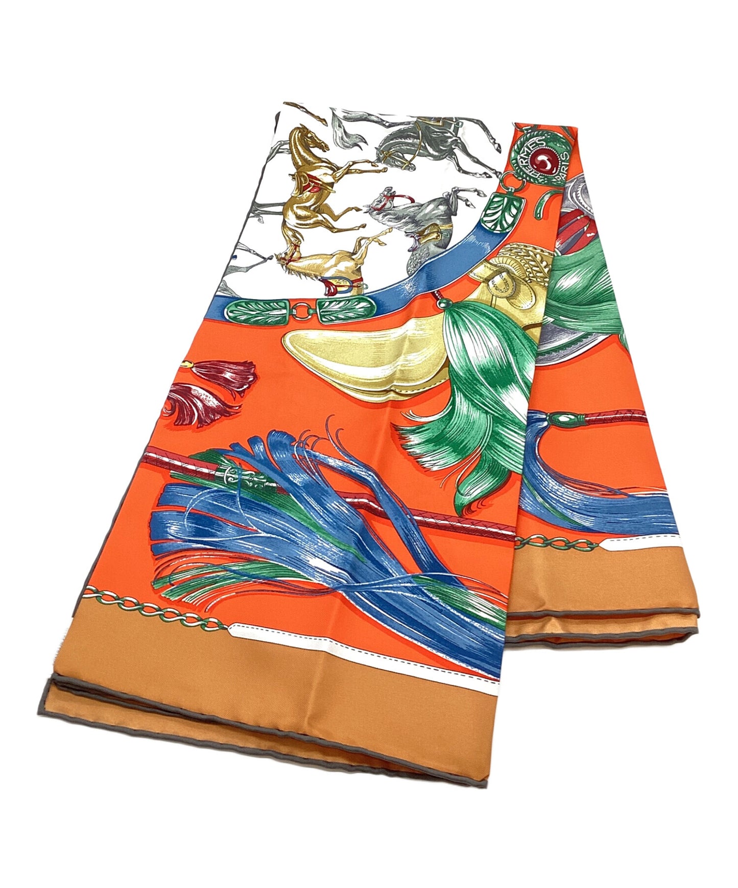 [Pre-owned] HERMES CAVALCADES Scarf / HERMES