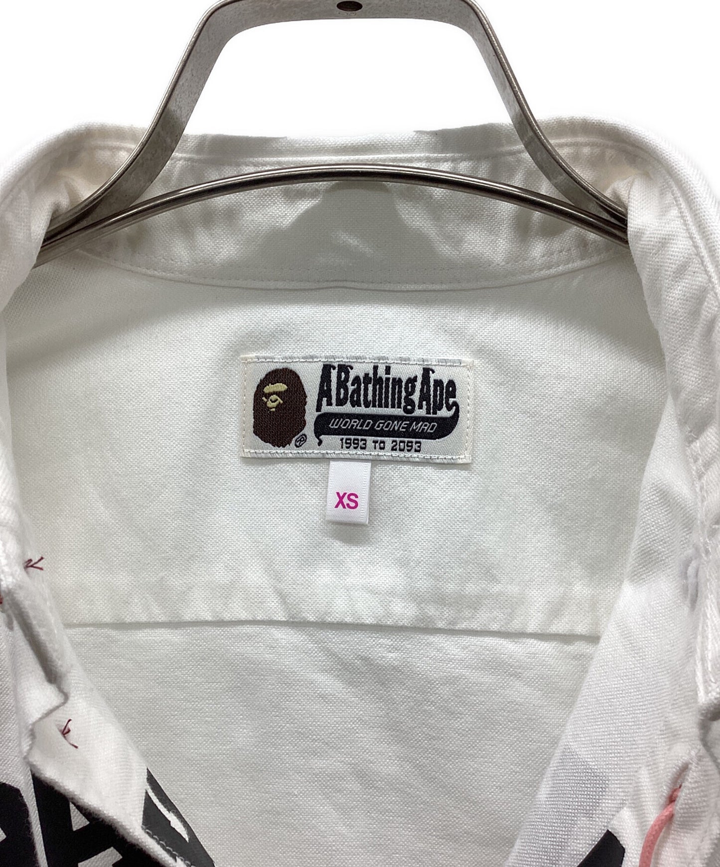 [Pre-owned] A BATHING APE COLLEGE SHIRT ONEPIECE L