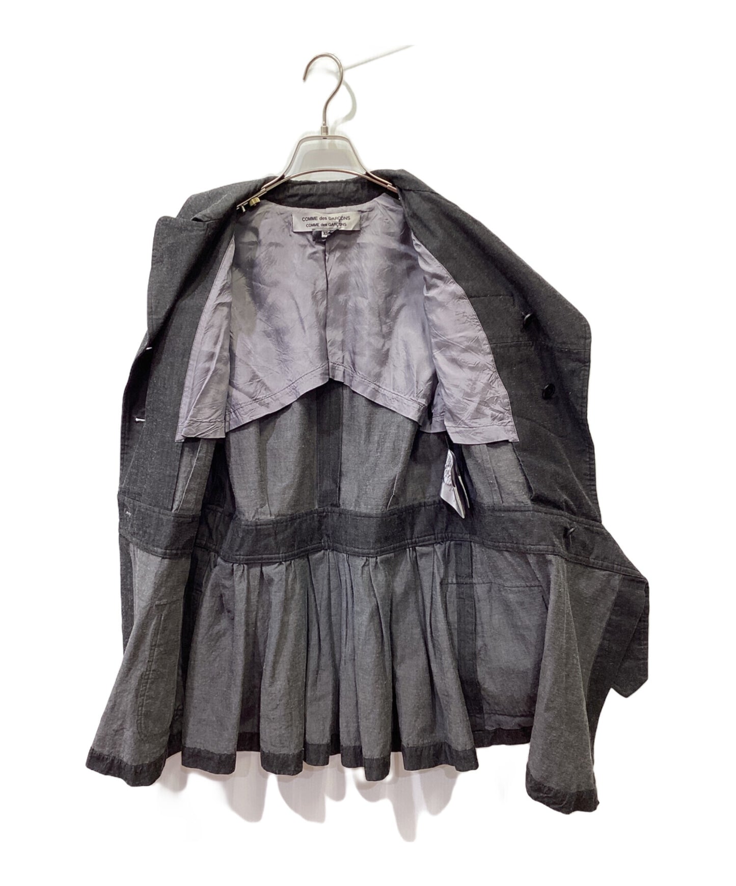 [Pre-owned] COMME des GARCONS COMME des GARCONS Product-dyed belted coat RO-J008