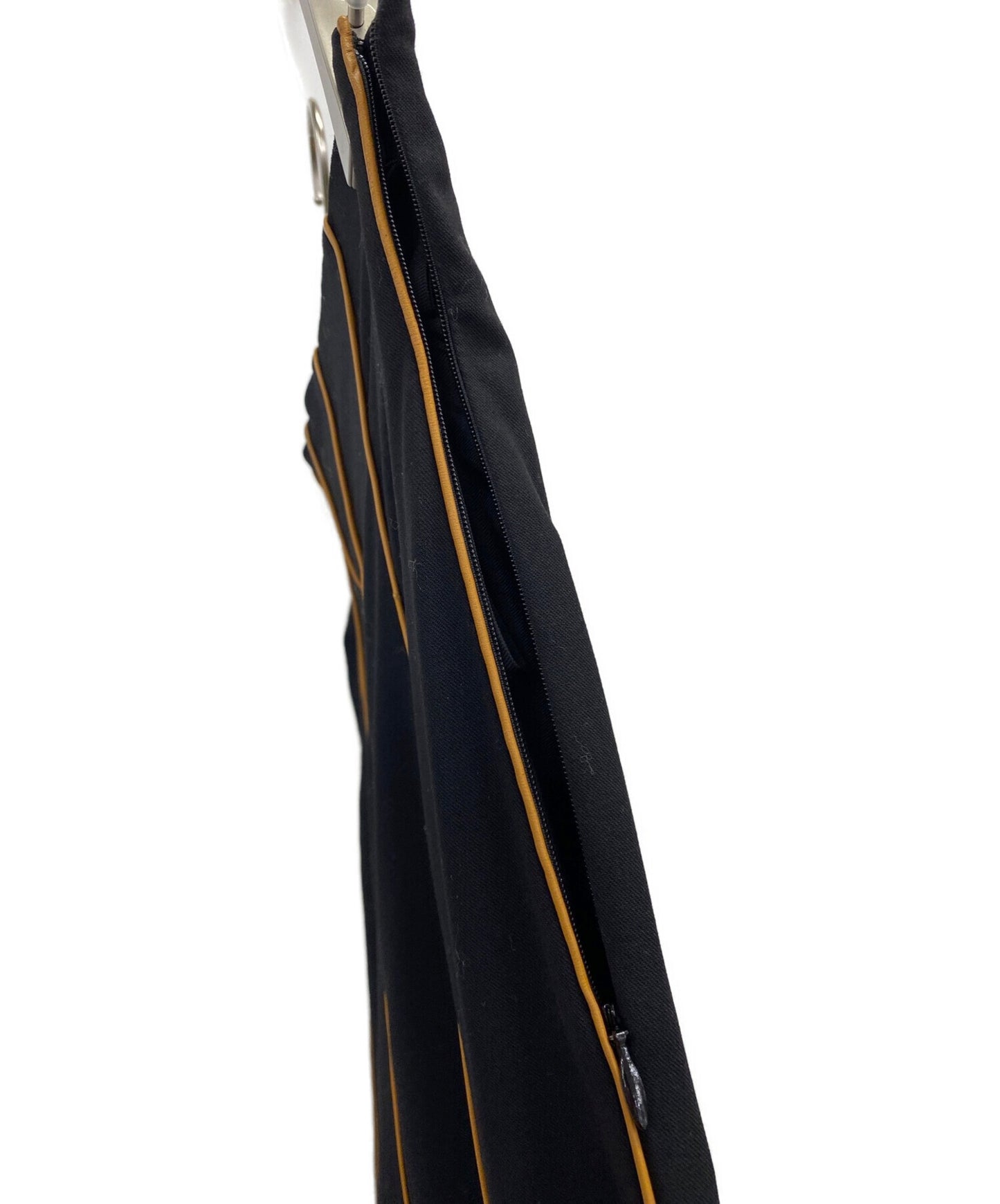 [Pre-owned] HERMES Leather piping skirt