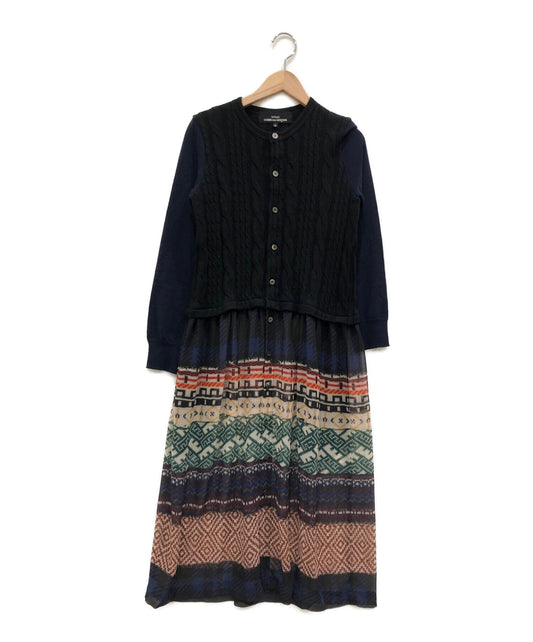 [Pre-owned] tricot COMME des GARCONS Knit Switching Dress TT-O011
