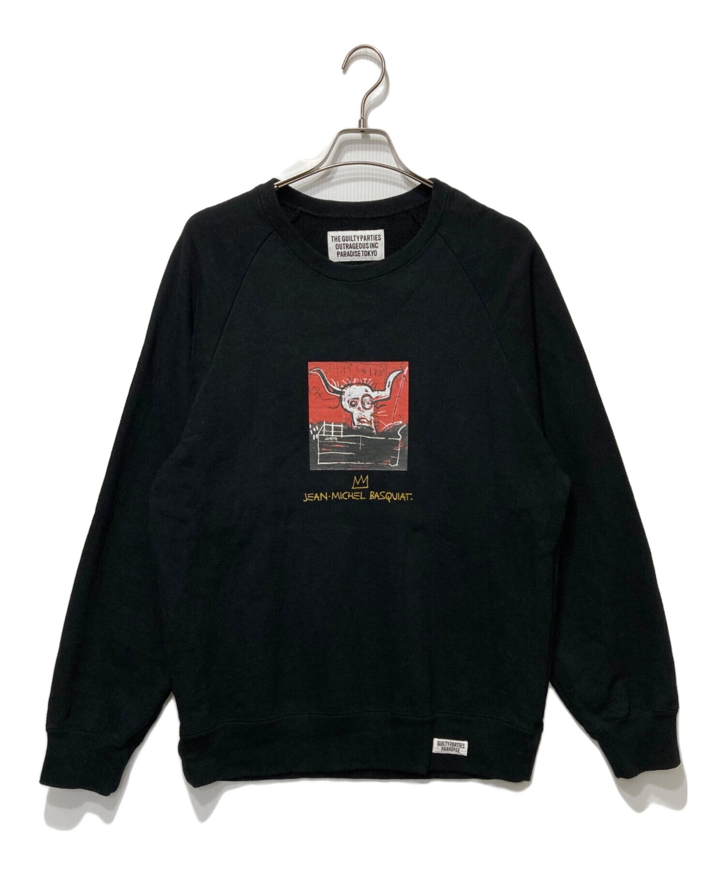 [Pre-owned] WACKO MARIA WASHED HEAVY WEIGHT CREW NECK SWEAT