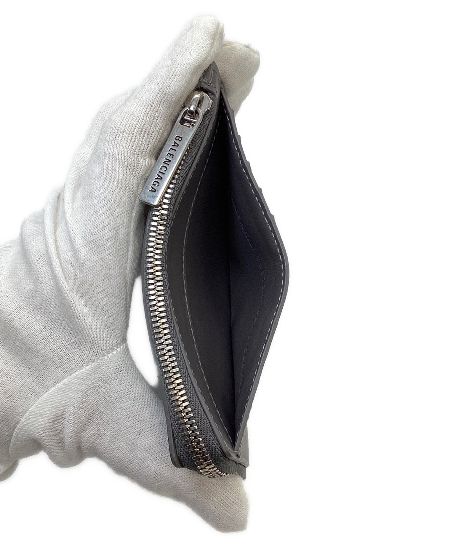 [Pre-owned] BALENCIAGA (credit) card case 736734 2AABX