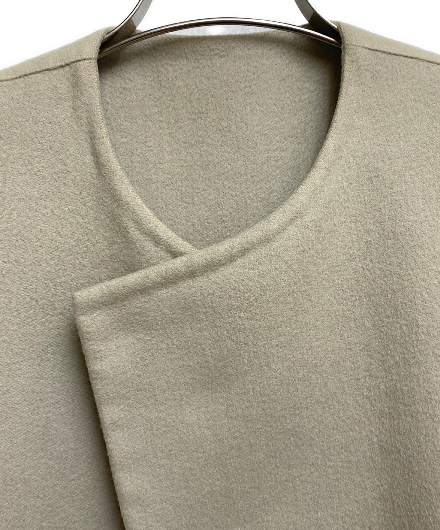 [Pre-owned] HERMES Cashmere collarless coat / Margiela period / Archive