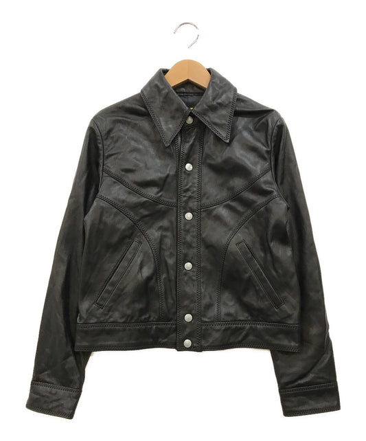 [Pre-owned] Hysteric Glamour Lamb Leather Compact Jacket 01231LB01