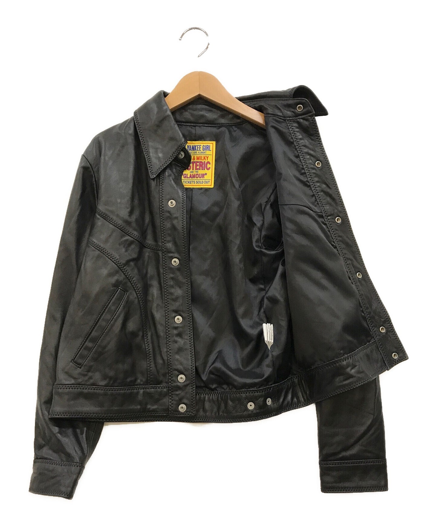 [Pre-owned] Hysteric Glamour Lamb Leather Compact Jacket 01231LB01