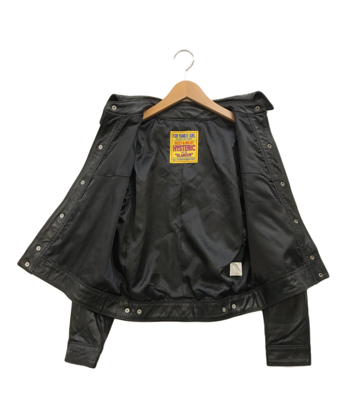 [Pre-owned] Hysteric Glamour Lamb Leather Compact Jacket 01231LB01