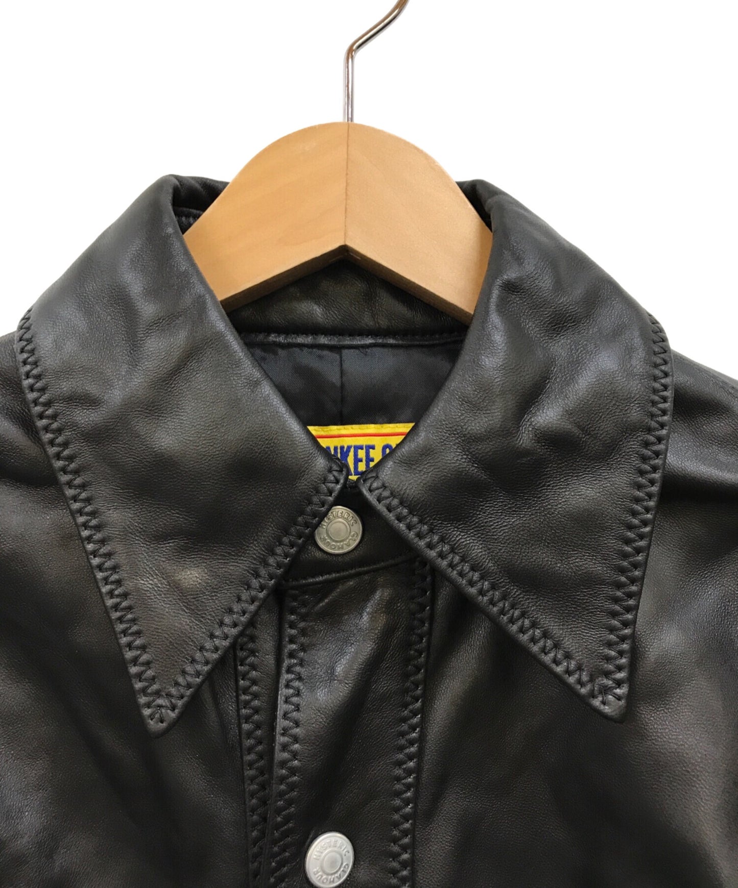 [Pre-owned] Hysteric Glamour Lamb Leather Compact Jacket 01231LB01