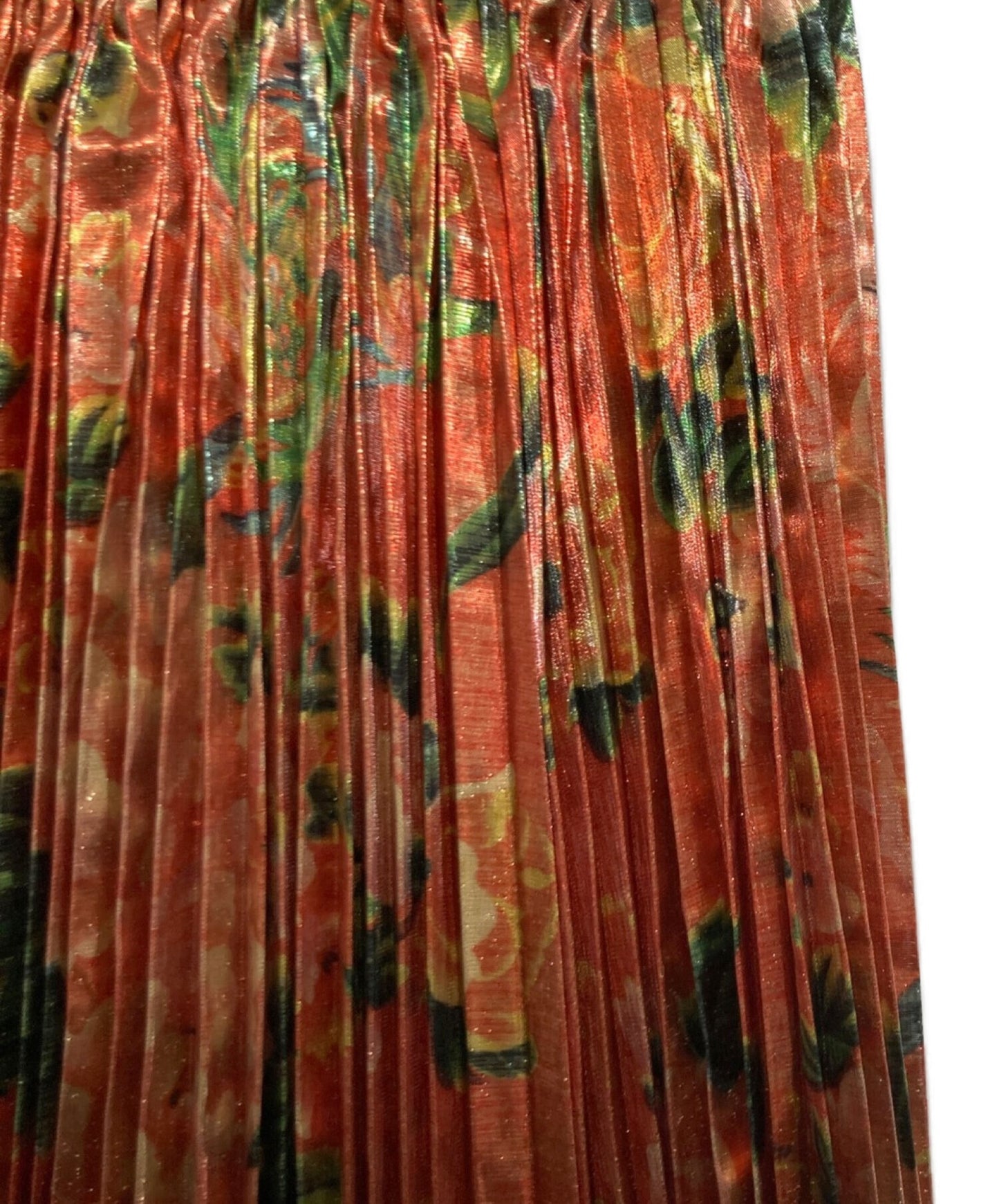[Pre-owned] JUNYA WATANABE COMME des GARCONS Floral Print Pleated Skirt JI-S022 / 22SS.