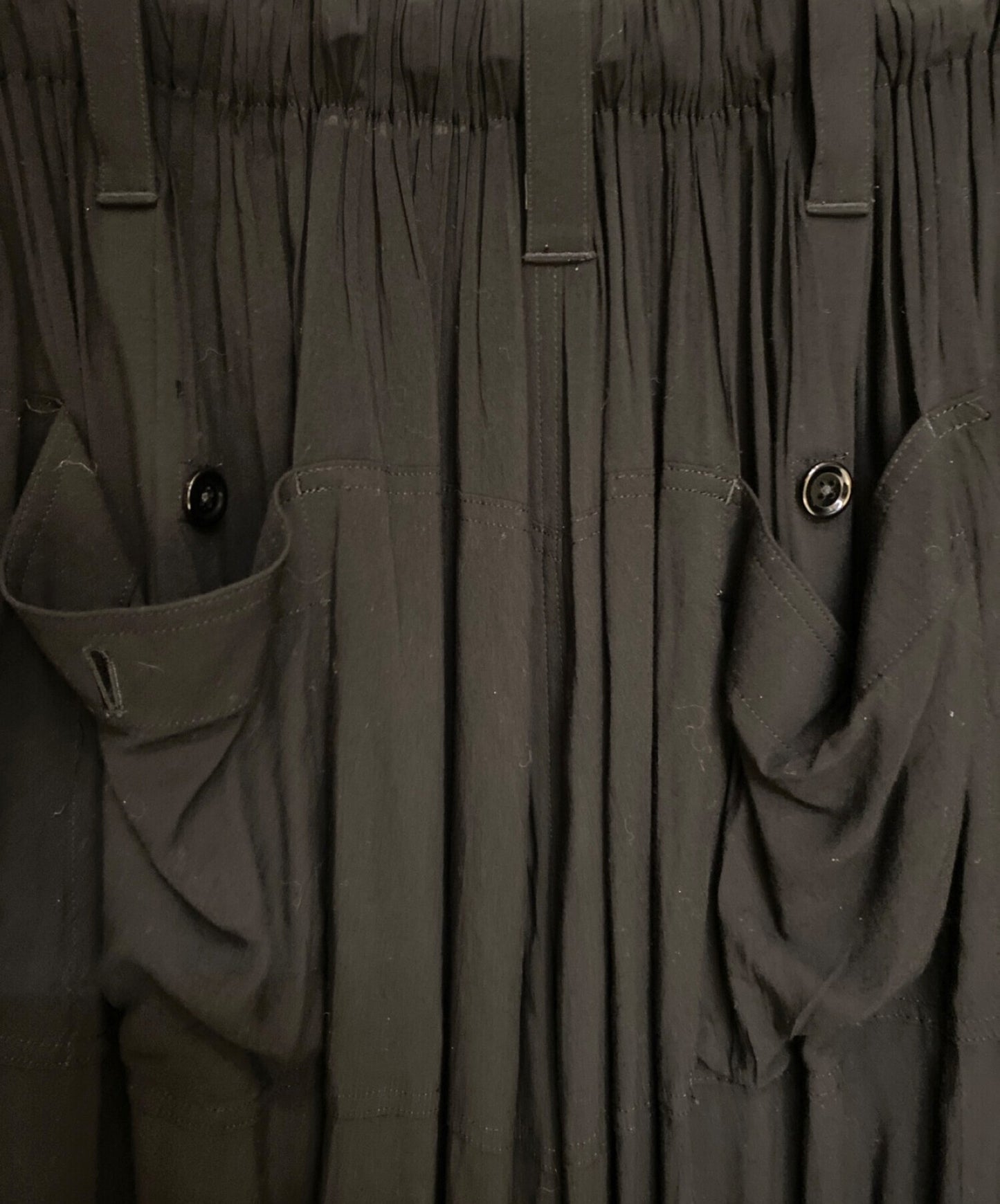 [Pre-owned] Yohji Yamamoto pour homme Tucked rayon balloon pants HX-P19-202