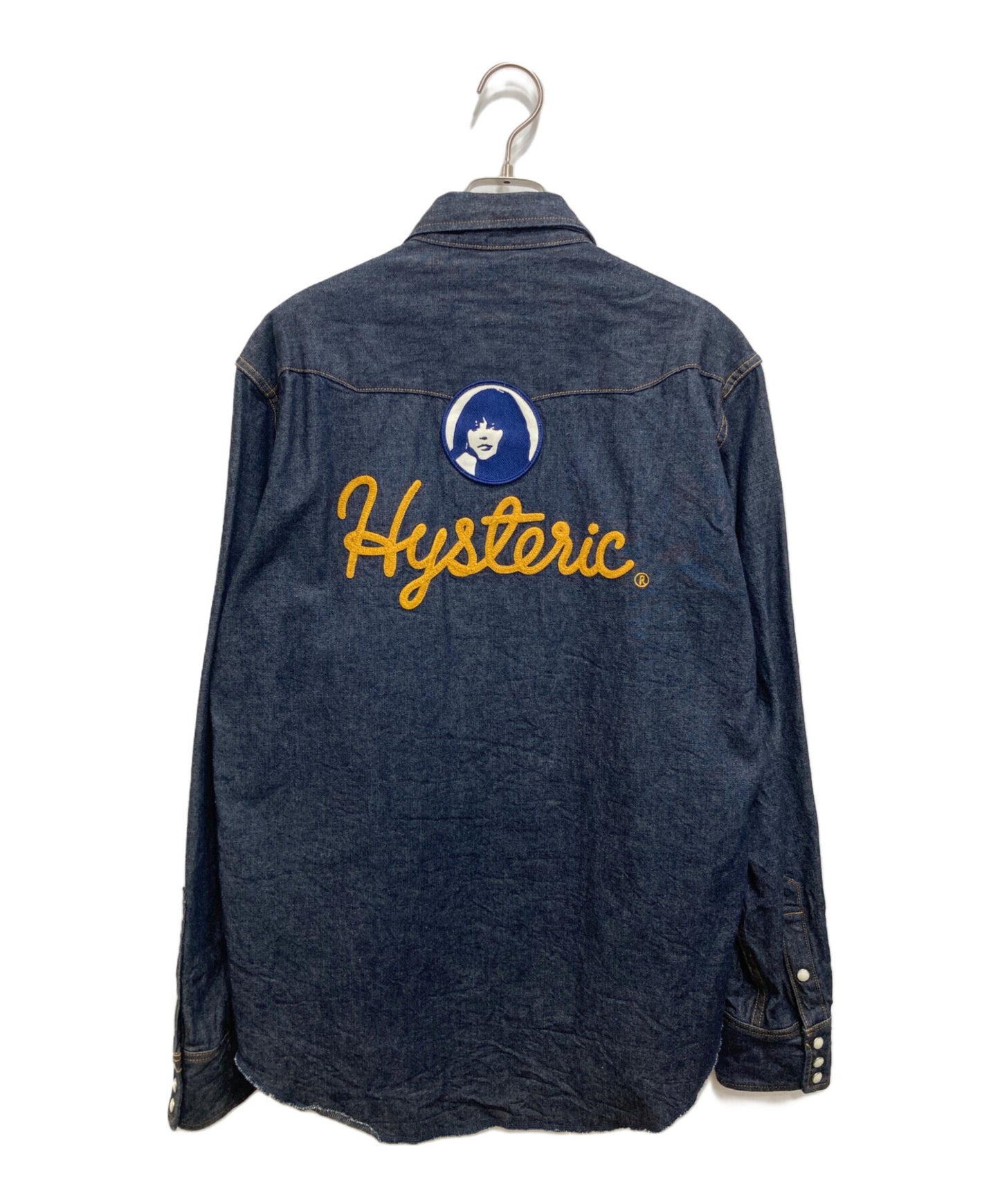 [Pre-owned] Hysteric Glamour HYSTERIC embroidered western denim shirt 02203AH09