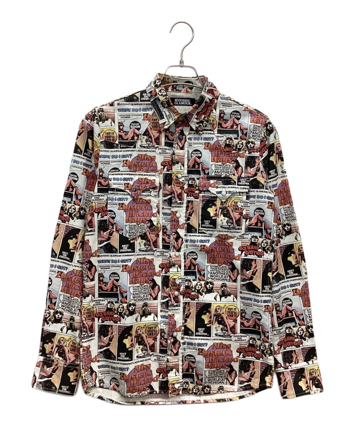 [Pre-owned] Hysteric Glamour full-length shirt 0213AH07