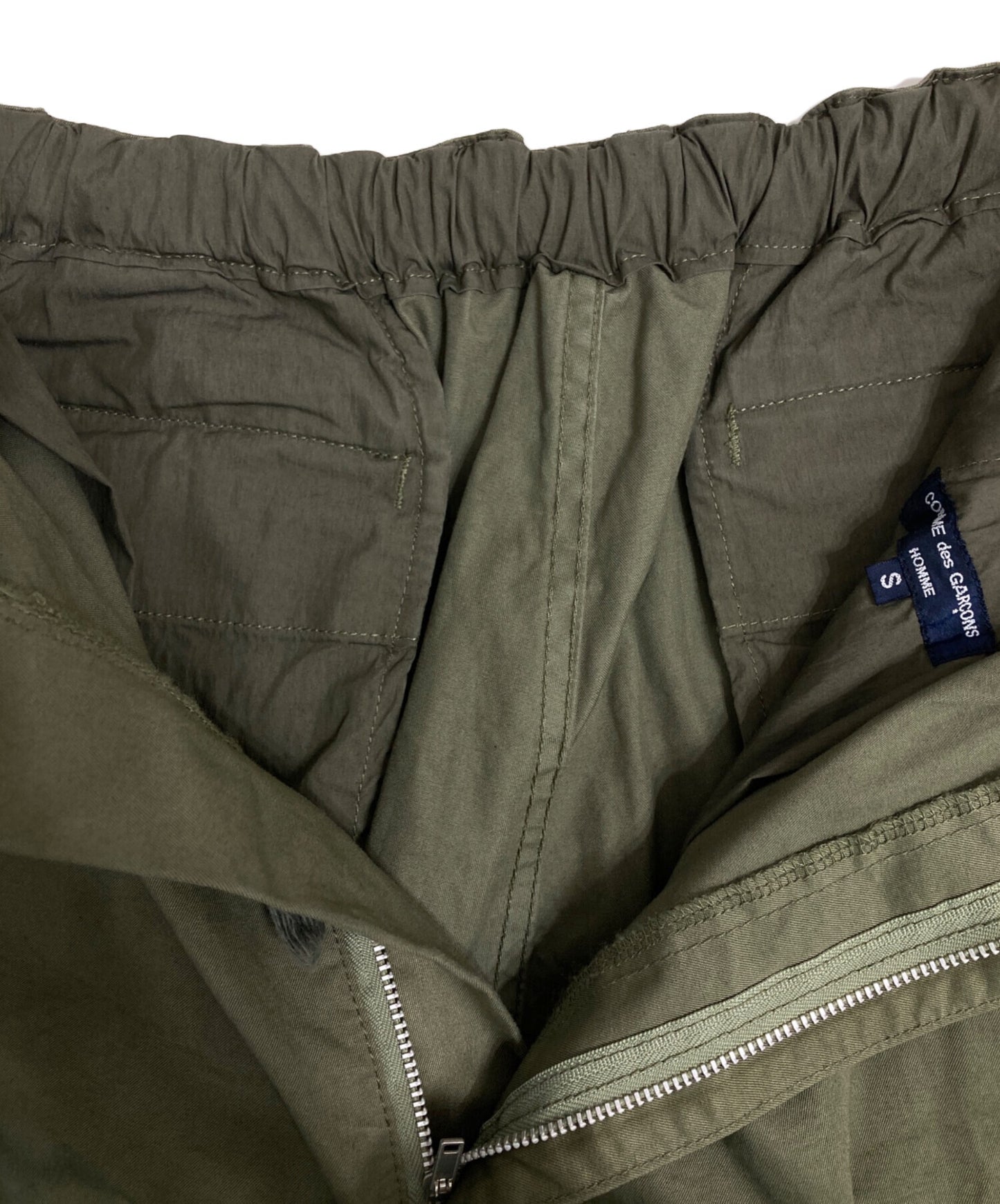 [Pre-owned] COMME des GARCONS HOMME Cotton Chinocloth Product-Dyed Cargo Pants HK-P011/AD2022