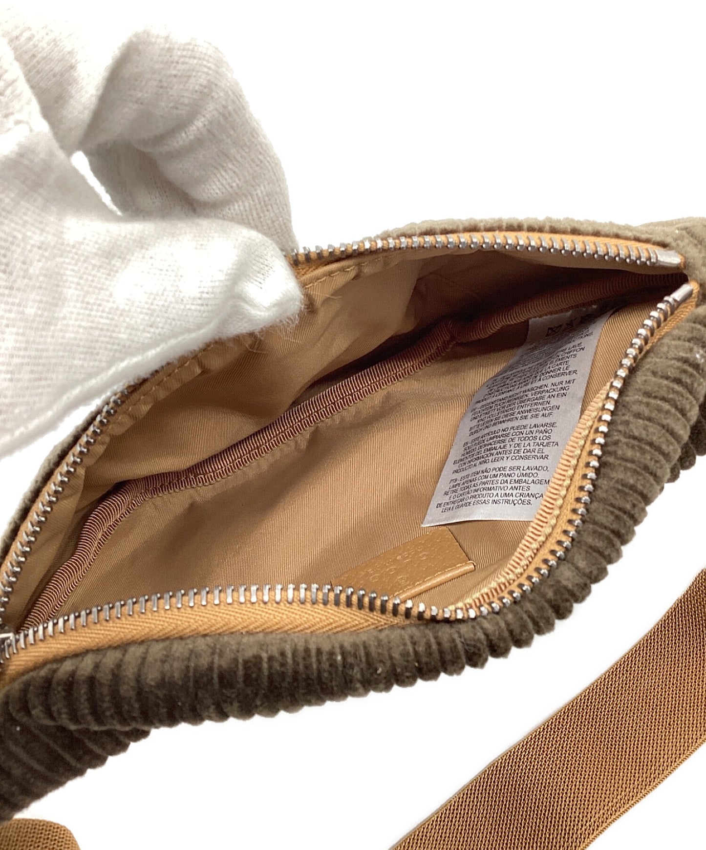 [Pre-owned] GUCCI Corduroy Waist Bag 502095