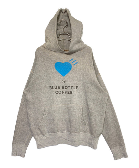 [Pre-owned] HUMAN MADE HOODED SWEATSHIRT BLUE BOTTLE COFFEE ( Hooded sweatshirt blue bottle coffee )