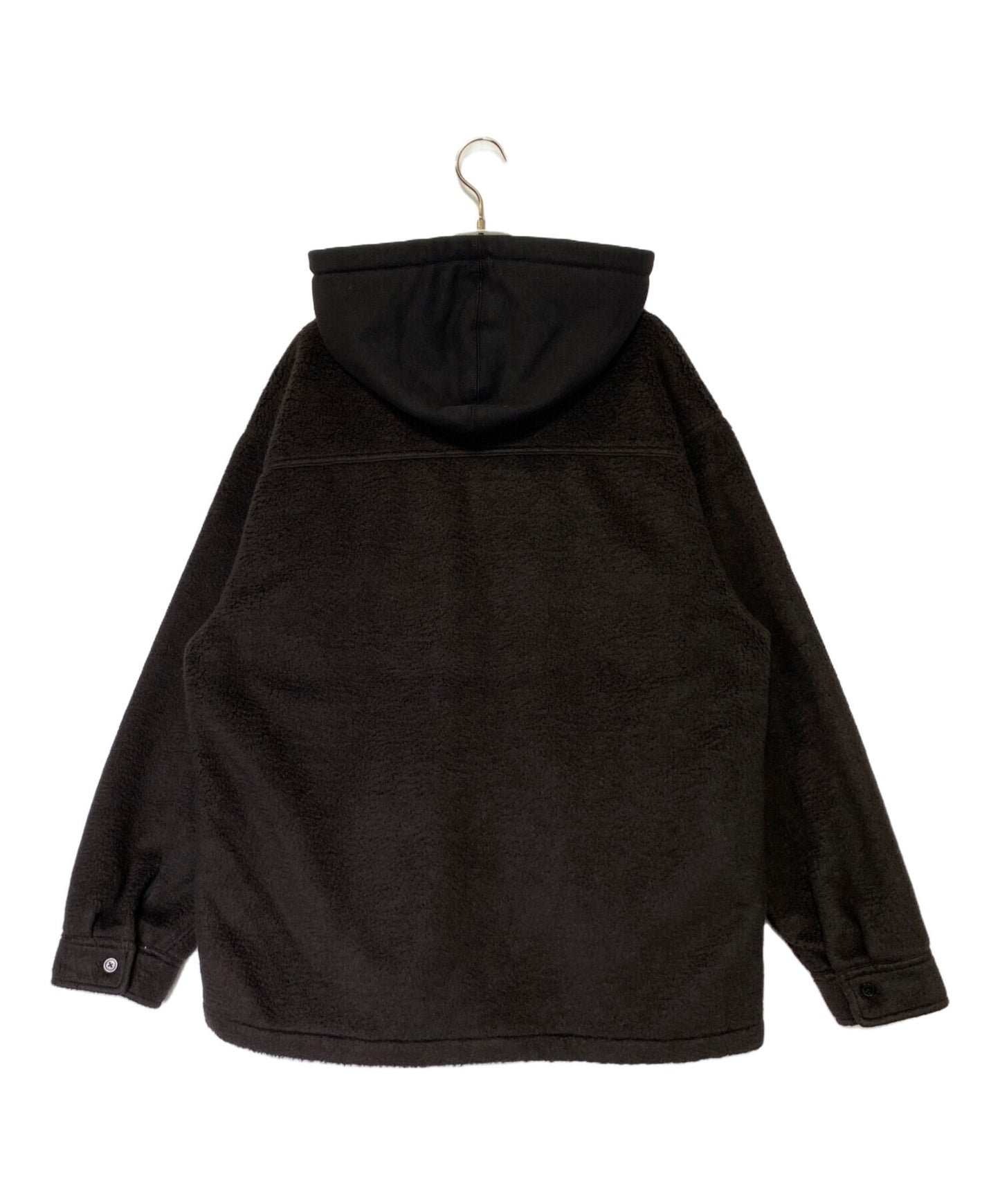 [Pre-owned] SUPREME fleece zip up hooded shirt