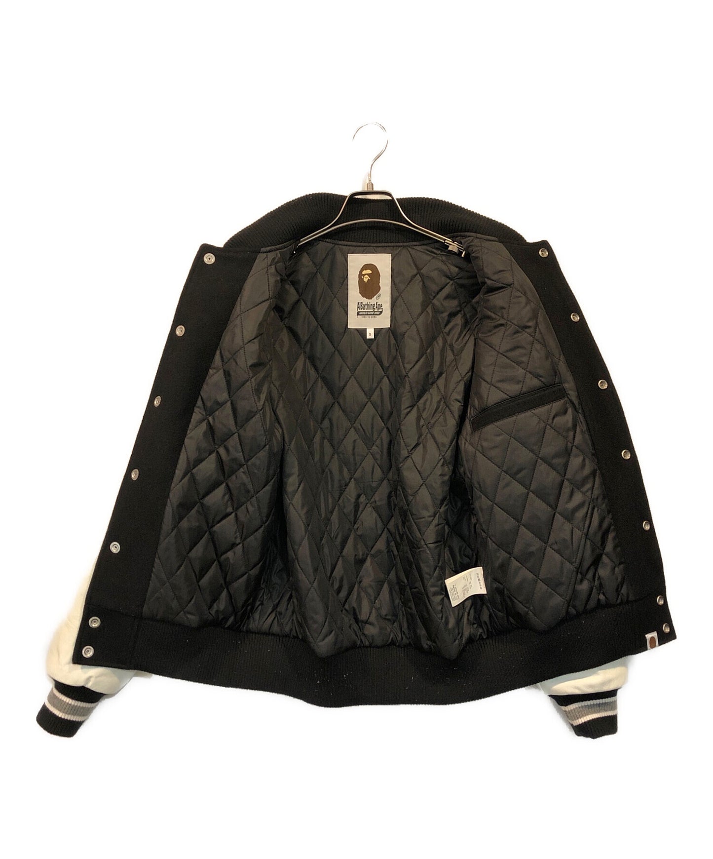 [Pre-owned] A BATHING APE varsity jacket 001hjg801001x