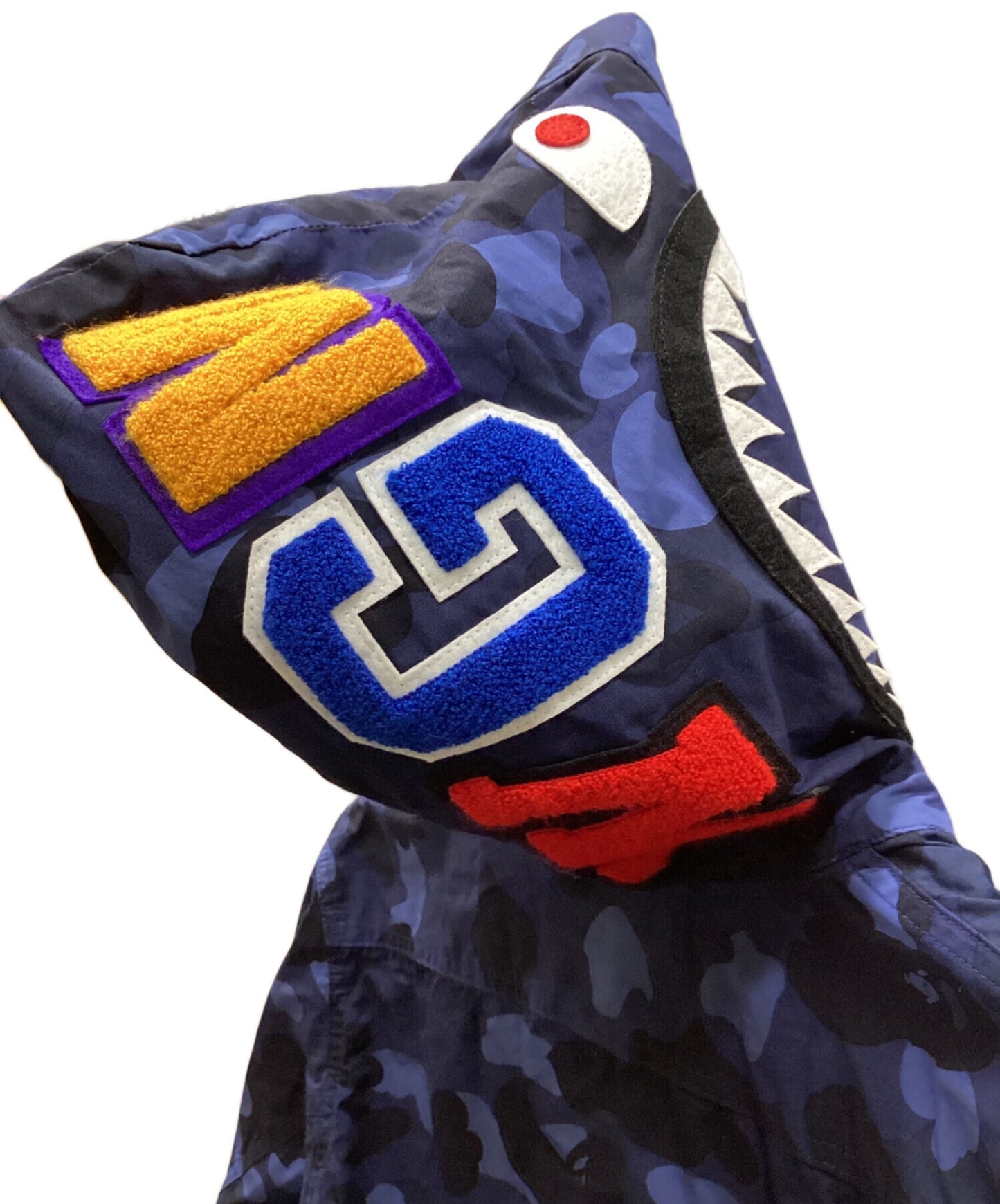 [Pre-owned] A BATHING APE Camo Hooded Shirt Jacket 001SHH801008M