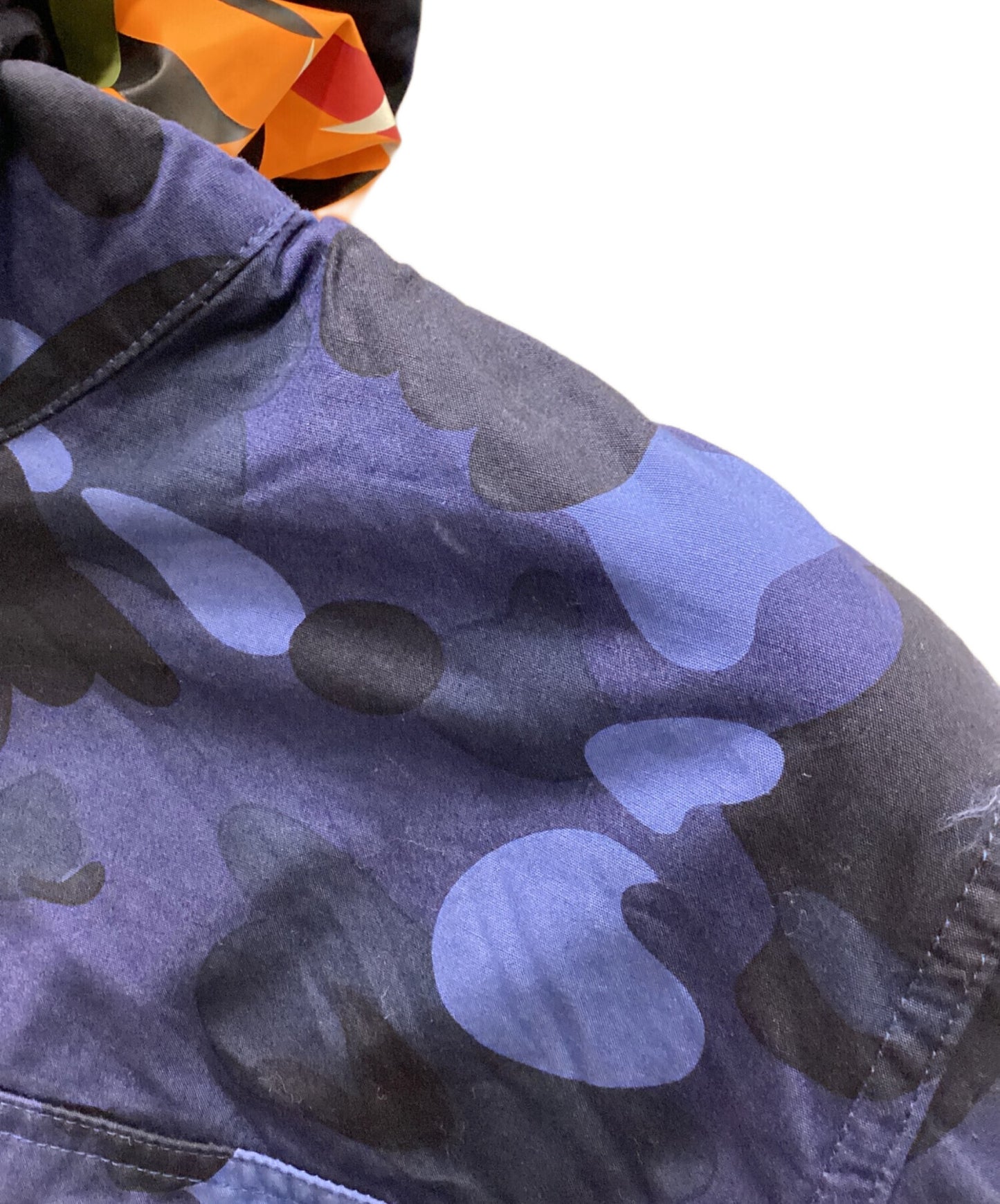 [Pre-owned] A BATHING APE Camo Hooded Shirt Jacket 001SHH801008M