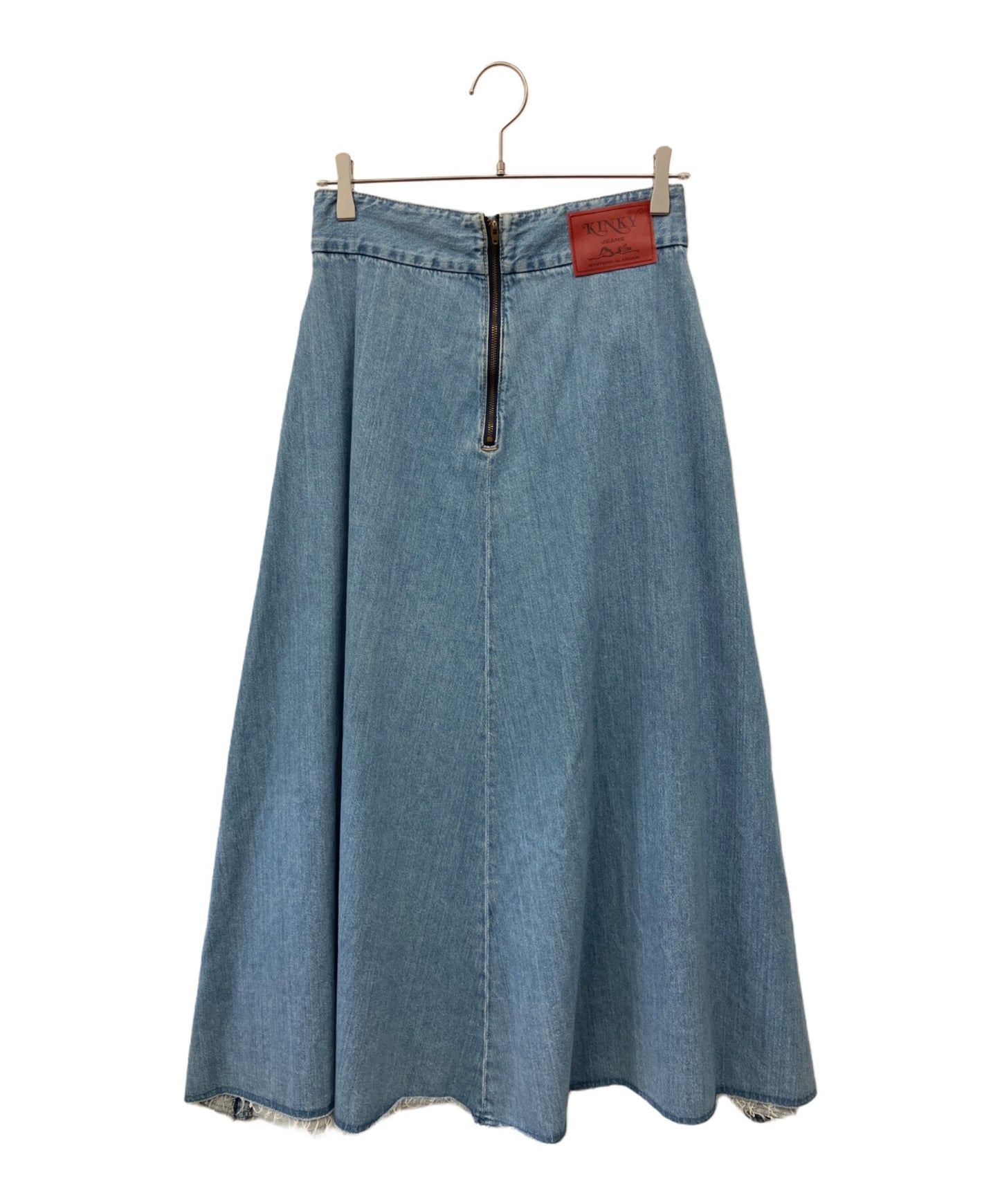 [Pre-owned] Hysteric Glamour SKULL SNAKE Flared denim skirt 01211AK01