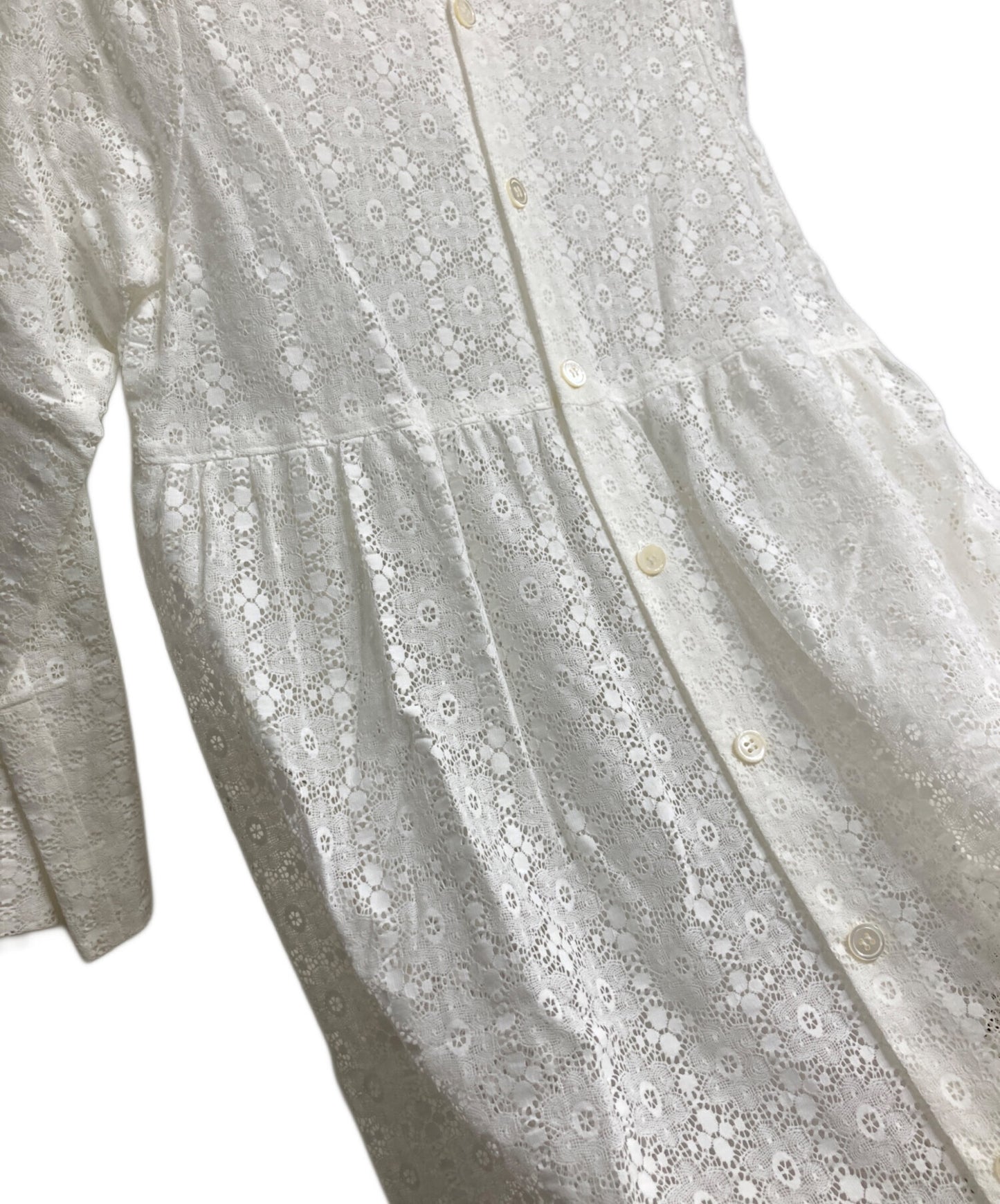 [Pre-owned] tricot COMME des GARCONS Lace Shirt Dress TG-O013 / AD2020