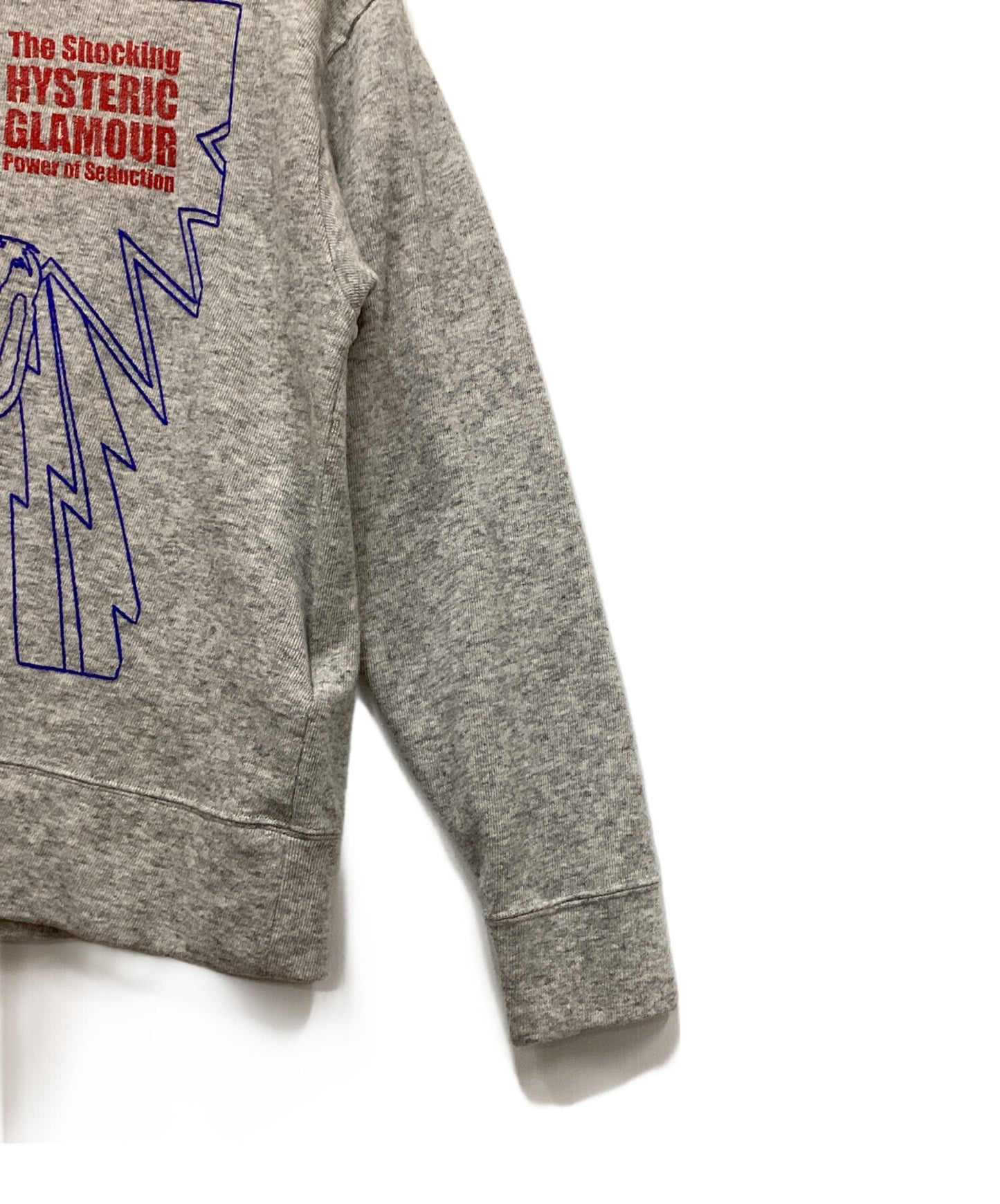 [Pre-owned] Hysteric Glamour THE SHOCKING Embroidery Sweatshirt 02233CS04