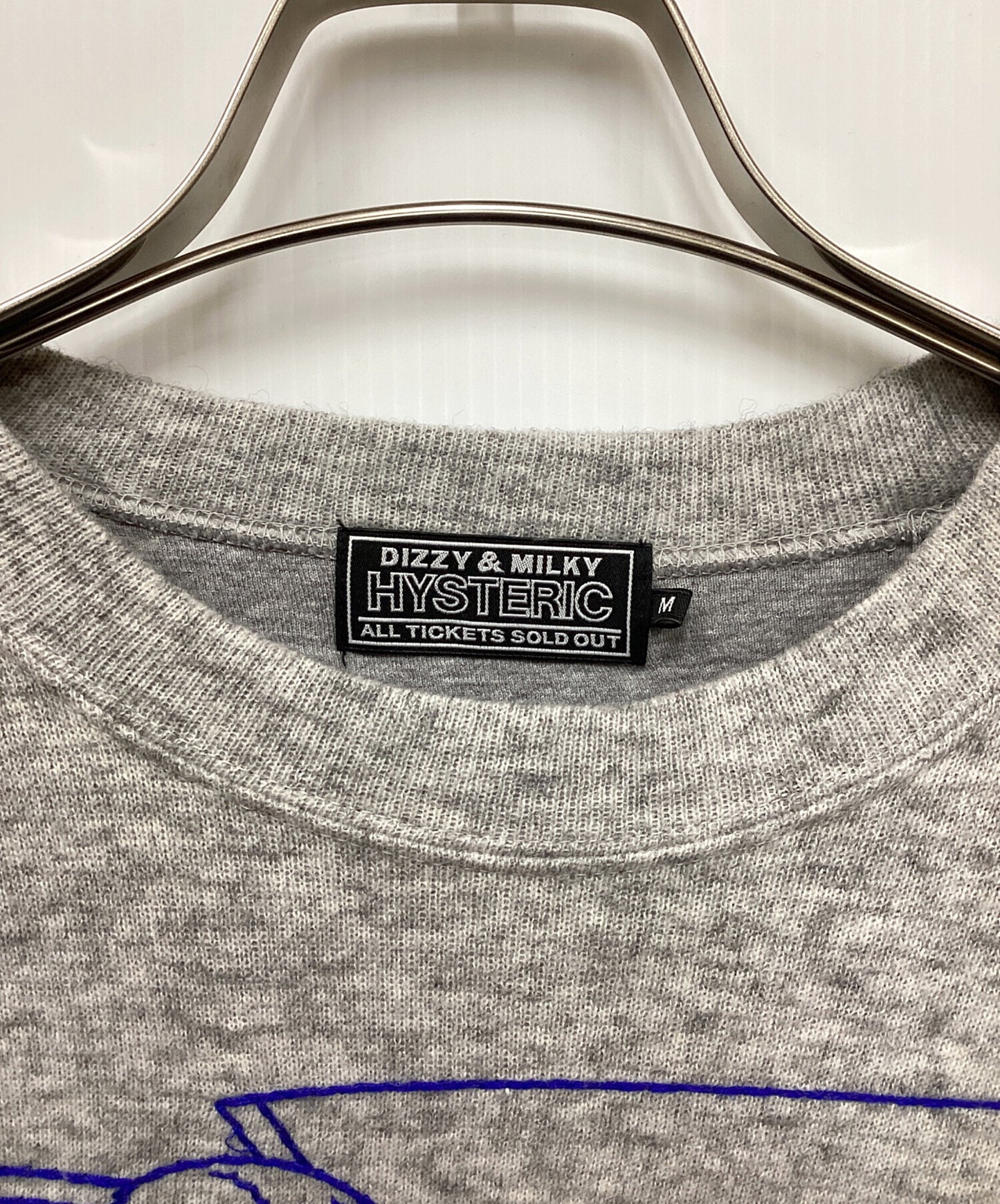 [Pre-owned] Hysteric Glamour THE SHOCKING Embroidery Sweatshirt 02233CS04